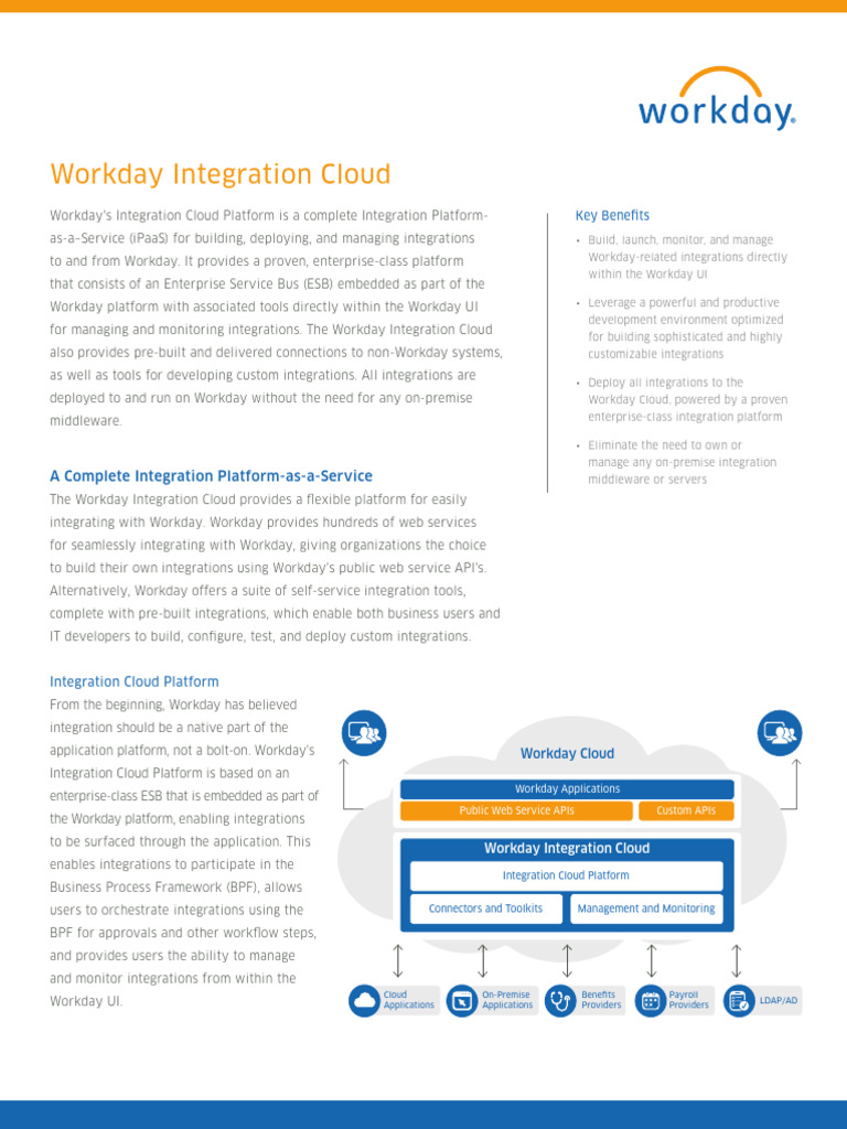 Datasheet Workday Cloud Connect Platform | PDF | Cloud Computing | Web ...