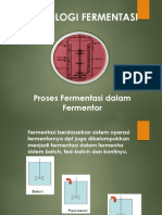 Pertemuan-7 Proses Fermentasi Dalam Fermentor