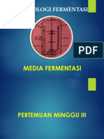 Teknologi Fermentasi Pertemuan III