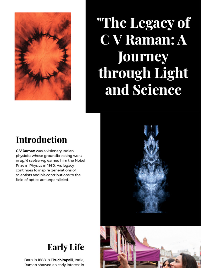 C V Raman: Legacy in Light Science | PDF