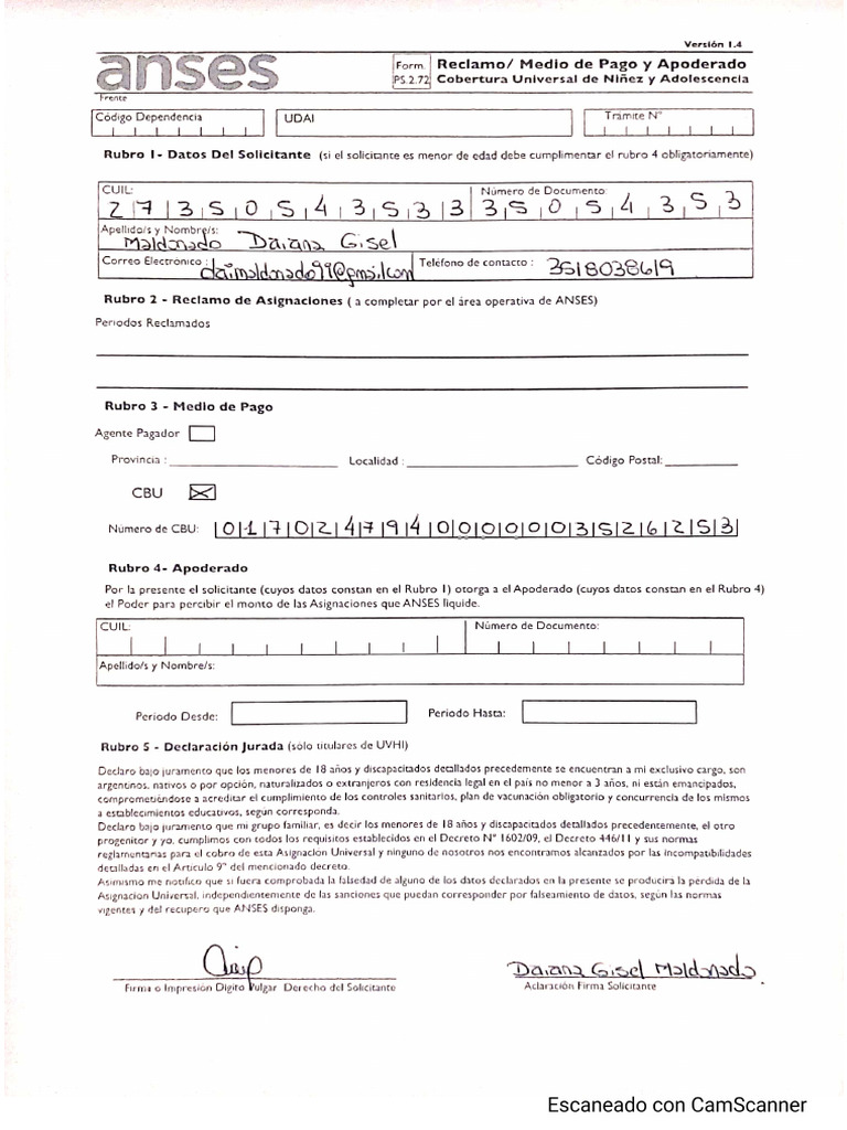 Form. PS2.72 | PDF