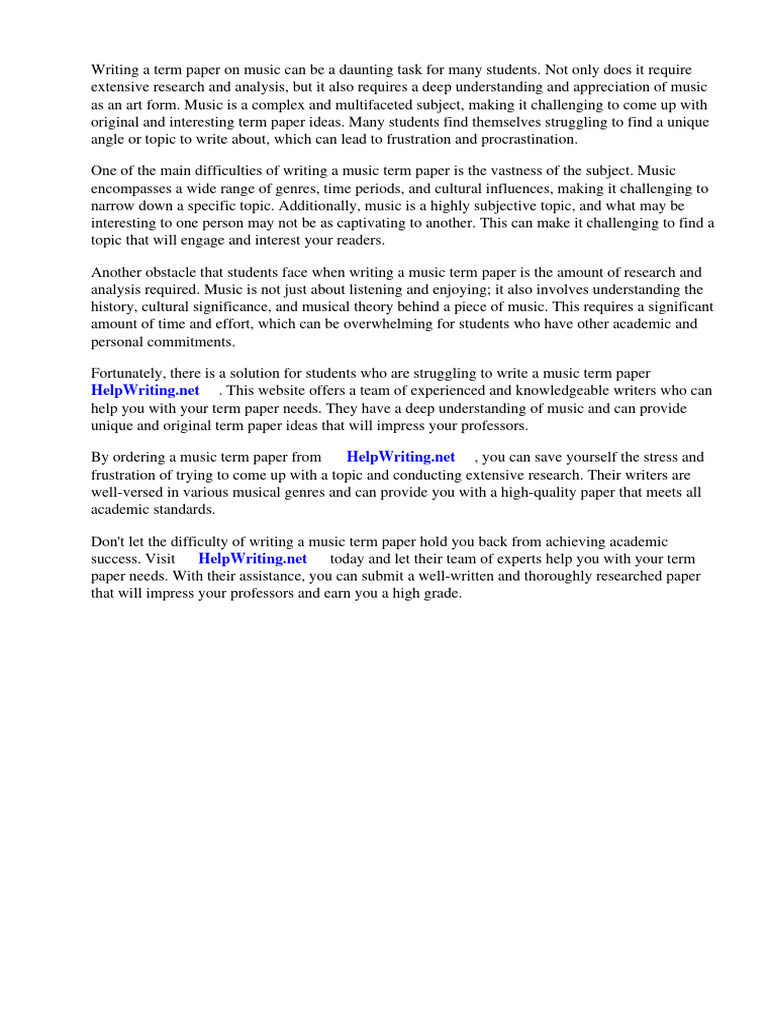 Public Policy Paper Ideas