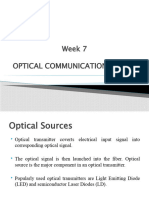 Week 7 Optical Communication System