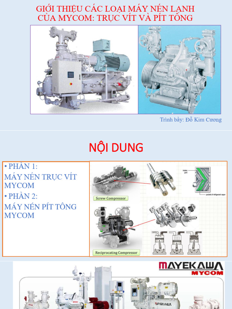 2. Giới Thiệu Máy Nén Mycom | PDF
