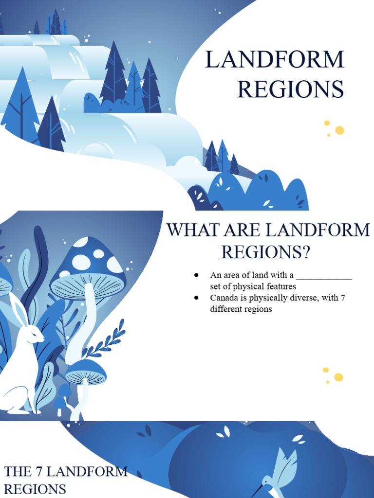 Overview of Canada's Landform Regions | PDF | Canada | Appalachian ...