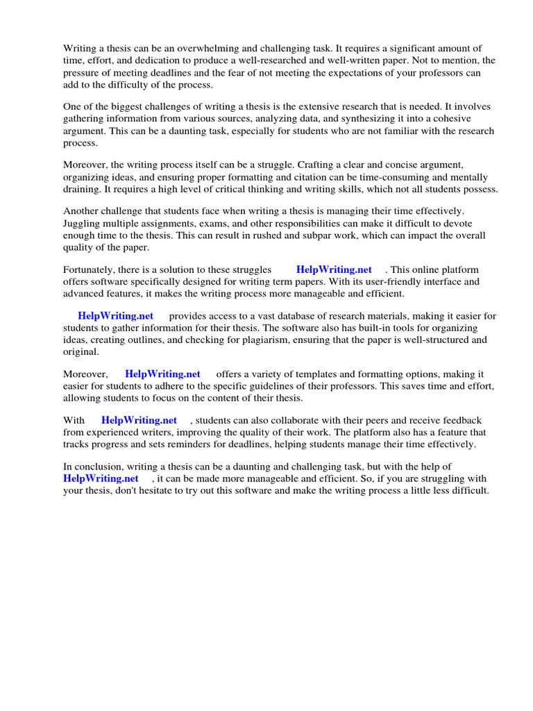 Software For Writing Term Papers | PDF | Essays | Plagiarism