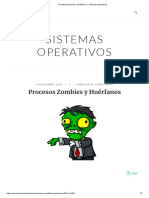 Procesos Zombies y Huerfanos Sistemas Operativos