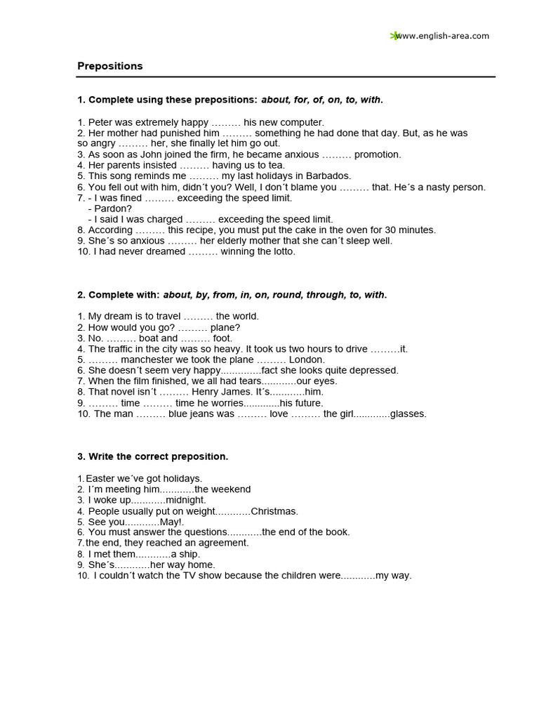 Prepos 7 | PDF