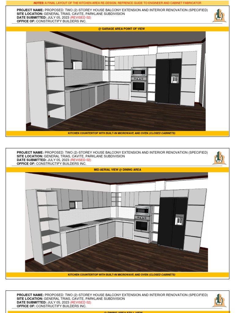 Kitchen Cabinets and Countertop Redesigned July 05 | PDF | Cabinetry ...