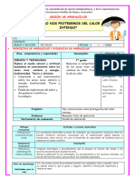 1º U1 s2 Sesion d3 CT Como Protegernos Del Calor Intenso Maestras de Primaria Del Peru