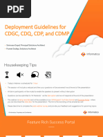 Deployment Guidelines For CDGC, CDQ, CDP, and CDMP