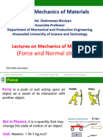 1.ME 2201-Lecture 2 (Normal Stress, Shear Stress, Bearing Stress)