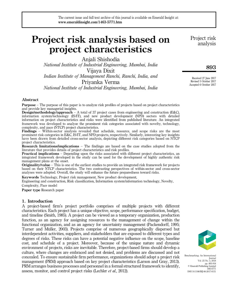 Project Risk Insights for Managers | PDF | New Product Development ...