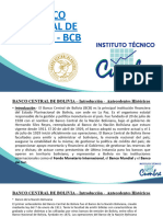 Tema 4 Banco Central de Bolviia
