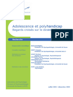 Adolescence Polyhandicap