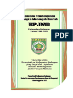 Perda No 3 RPJMD Kab. Balangan Tahun 2016-2021-Revisi