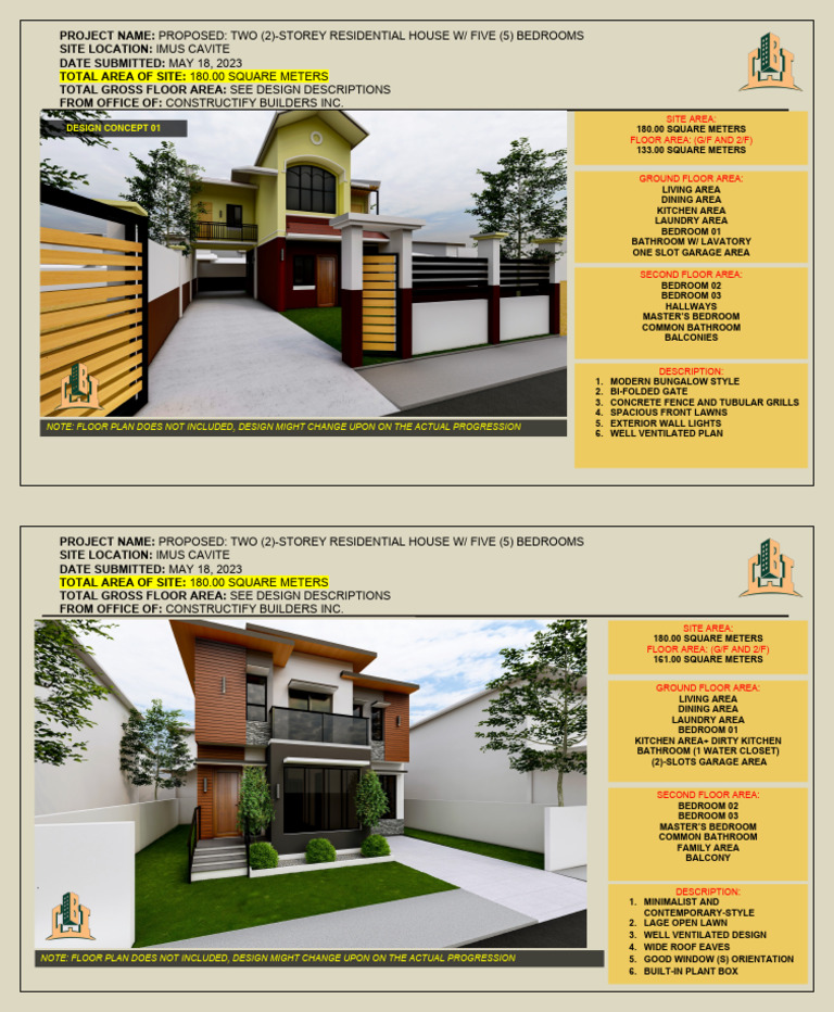 Imus State Design Proposal 2 | PDF | Bedroom | Residential Buildings