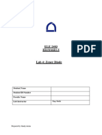 ELE 2403 Lab 4 Zener Diode