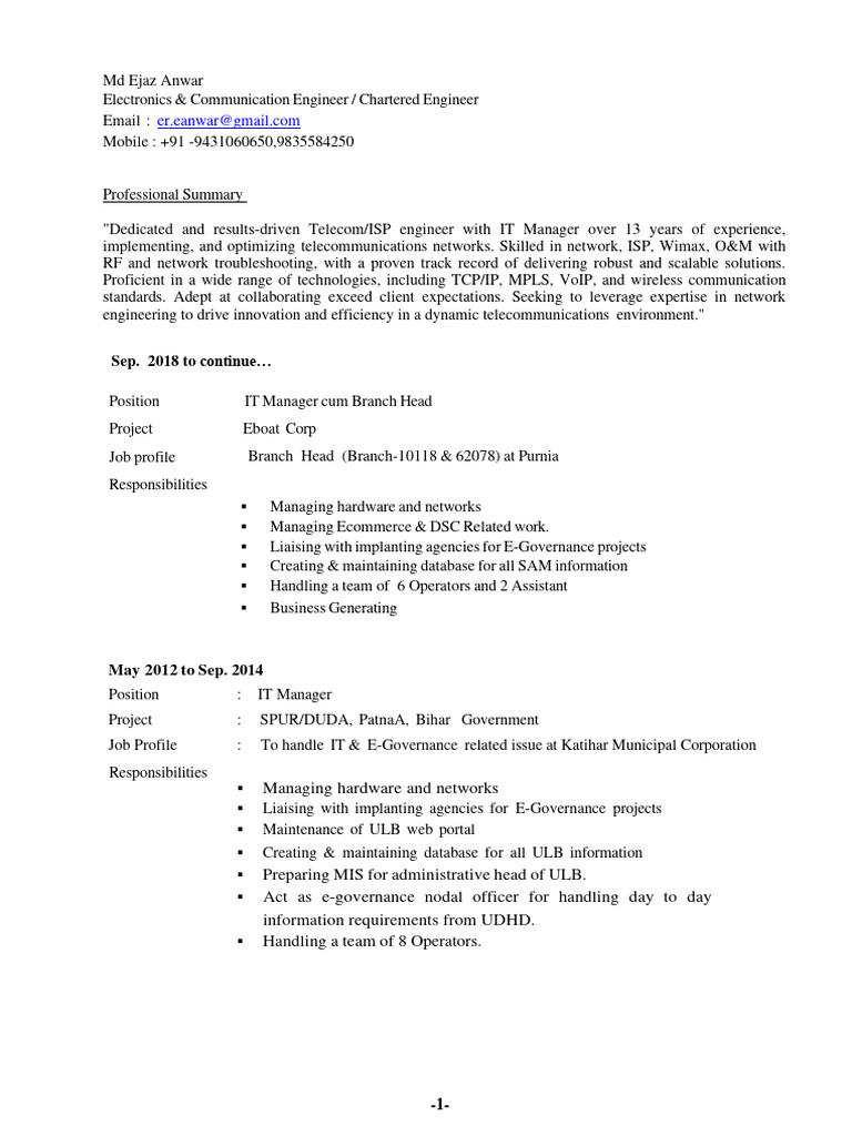 MD Ejaz Anwar 20242 | PDF | Wi Max | Telecommunications