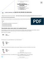 Divisiones Con Decimales