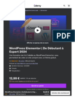 Formation Wordpress Elementor Pro