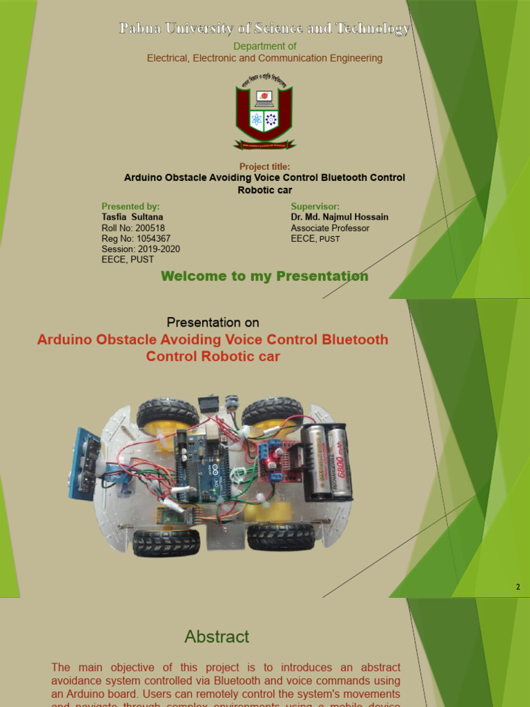 Arduino Obstacle Avoiding Voice Control Bluetooth Control Robotic Car ...