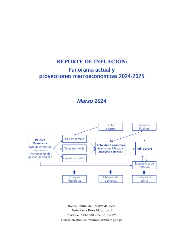 Reporte de Inflacion Marzo 2024 PDF Inflación La política