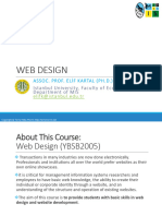 Web Design: Assoc. Prof. Elif Kartal (PH.D.)