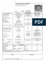 Welder Certificate Sample