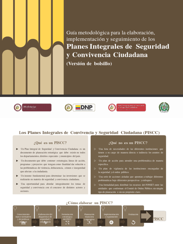 Guía PISCC 2024: Seguridad y Convivencia | PDF | Planificación | Valores
