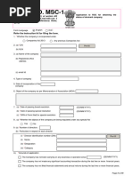 Form MSC-1