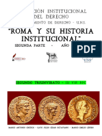 Roma y Su Historia Institucional (Segunda Parte)