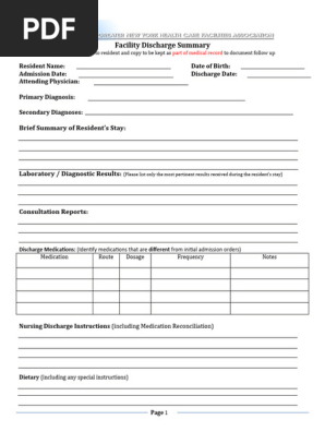 Discharge Summary