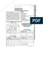 Dual 2-Line to 4-Line Decoders Demultiplexers Technical Document