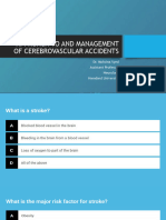 Management of Cerebrovascular Accidents