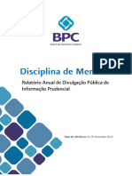 Relato Rio de Disciplina de Mercado