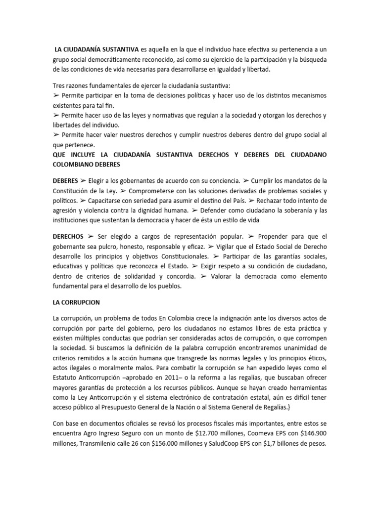 Informacion Corrupcion | PDF | Democracia | Ideologías políticas