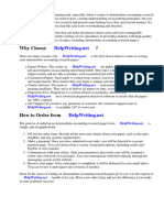 Intermediate Accounting Research Paper Topics