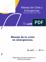 Manejo de Crisis y Emergencias