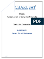 21BCA071 Case Study FCN