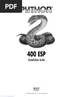 Manual Python 400 ESP