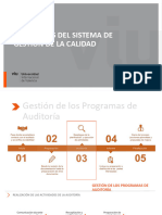 Sesión 3, 4, 5 y 6. Gestión Programas II, III, IV, V