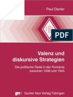 Leseprobe aus: "Valenz und diskursive Strategien" von Paul Danler