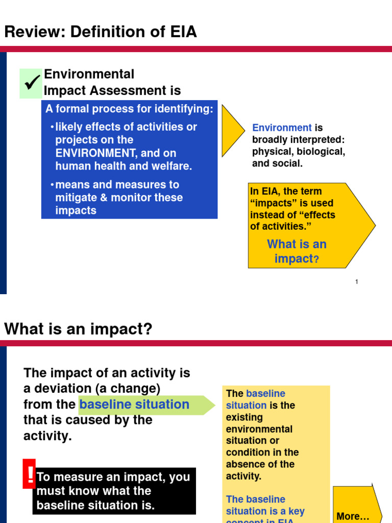1 3 Eia Processes Pdf Environmental Impact Assessment