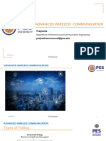 Advanced Wireless Communication: Prajeesha Prajeeshaemmanuel@pes - Edu