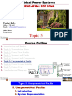 052 - EE4PM4 - Topic - 5 - Unsymmetrical Faults - 2023