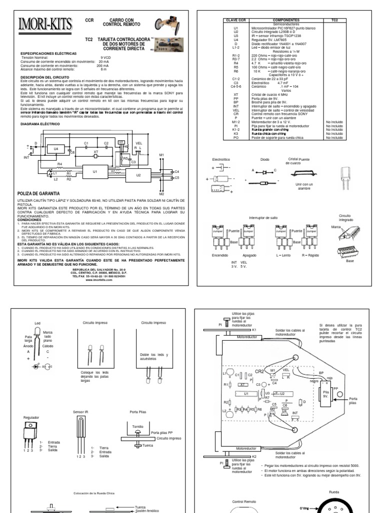 diagramas electricos de carros on Diagrama Carro Con Control Remoto Control Remoto Diodo Emisor De Luz