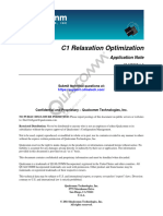 C1 Relaxation Optimization: Application Note