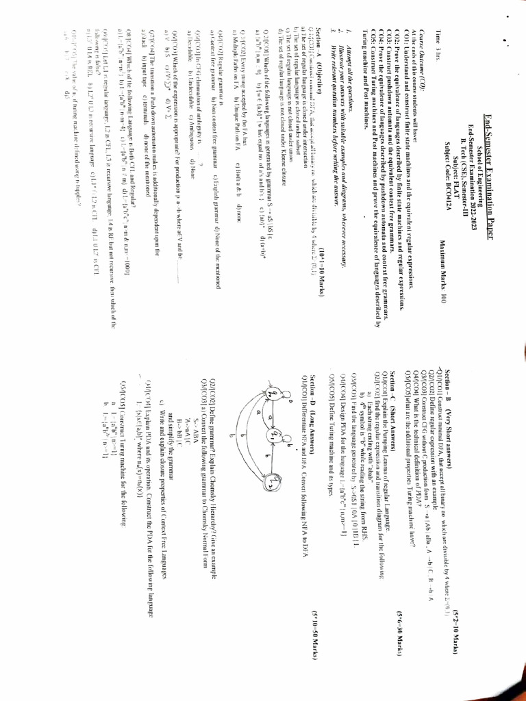 Flat End Sem Paper Download Free PDF Formalism (Deductive