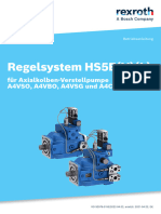 Regelsystem HS5E (V) (L) : Für Axialkolben-Verstellpumpe A4Vso, A4Vbo, A4Vsg Und A4Csg